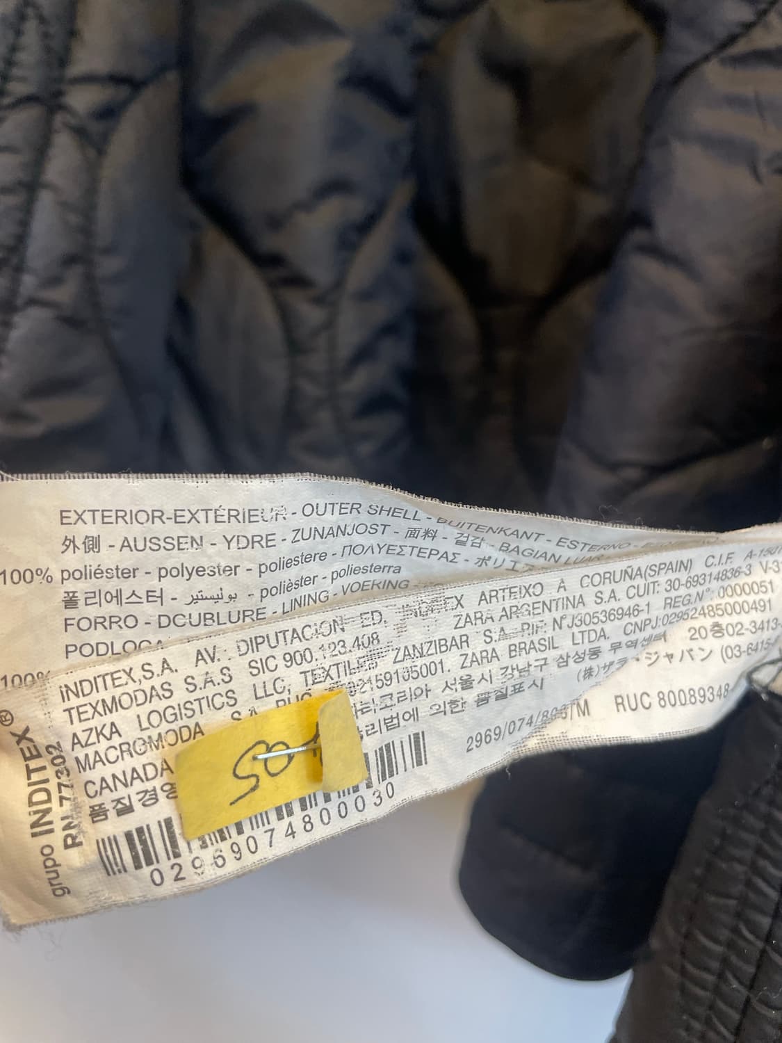 ZARA 자라 퀼팅 경량패딩:) 경량자켓 퀼팅패딩 퀼팅자켓 상품이미지6