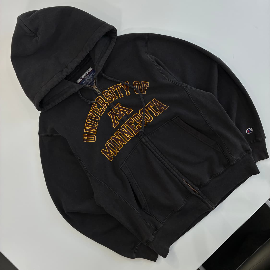 Champion 챔피온 90‘s 리버스위브 미소네타 써멀 후드집업 상품이미지2