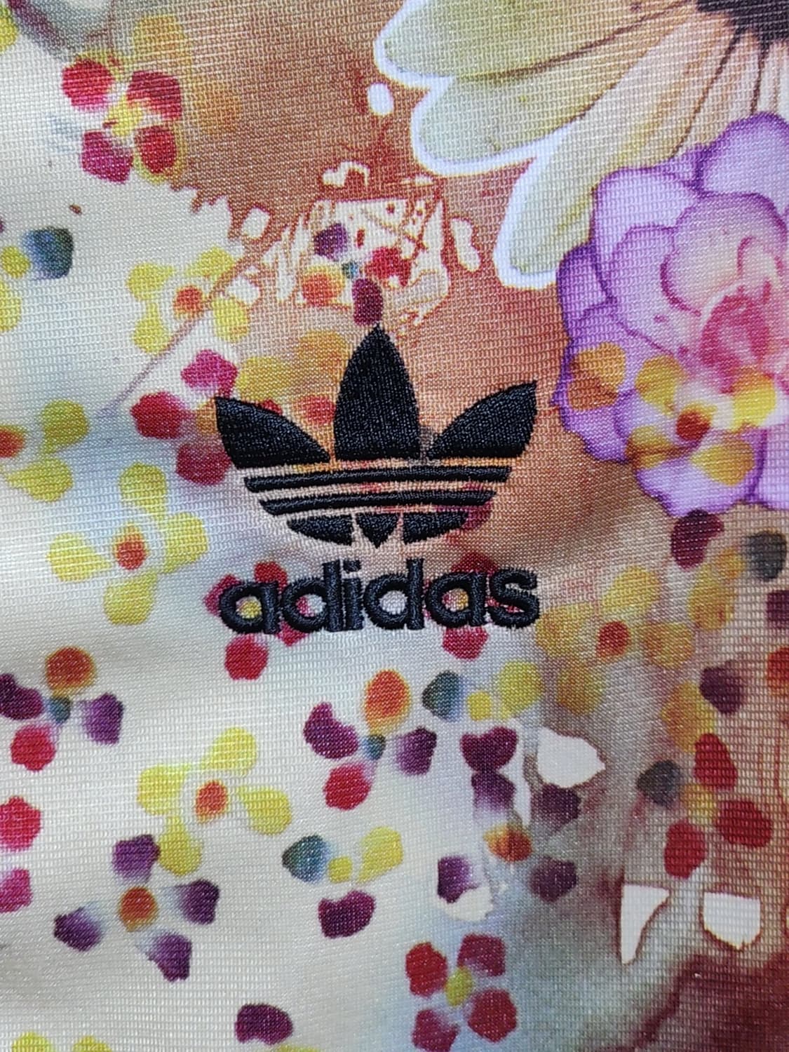 (S) 아디다스 져지 플라워 패턴 츄리닝 빅로고 트레이닝복  상품이미지4