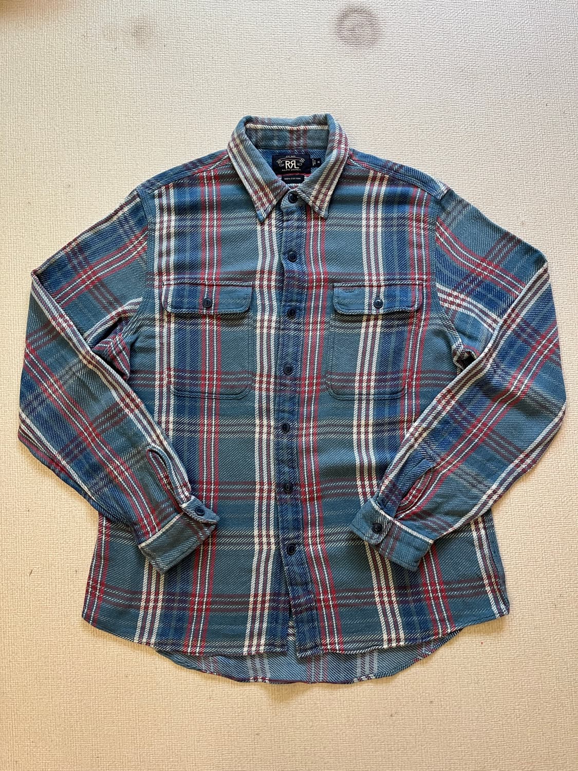 90’s RRL FLANNEL PLAIDS SHIRTS 상품이미지1