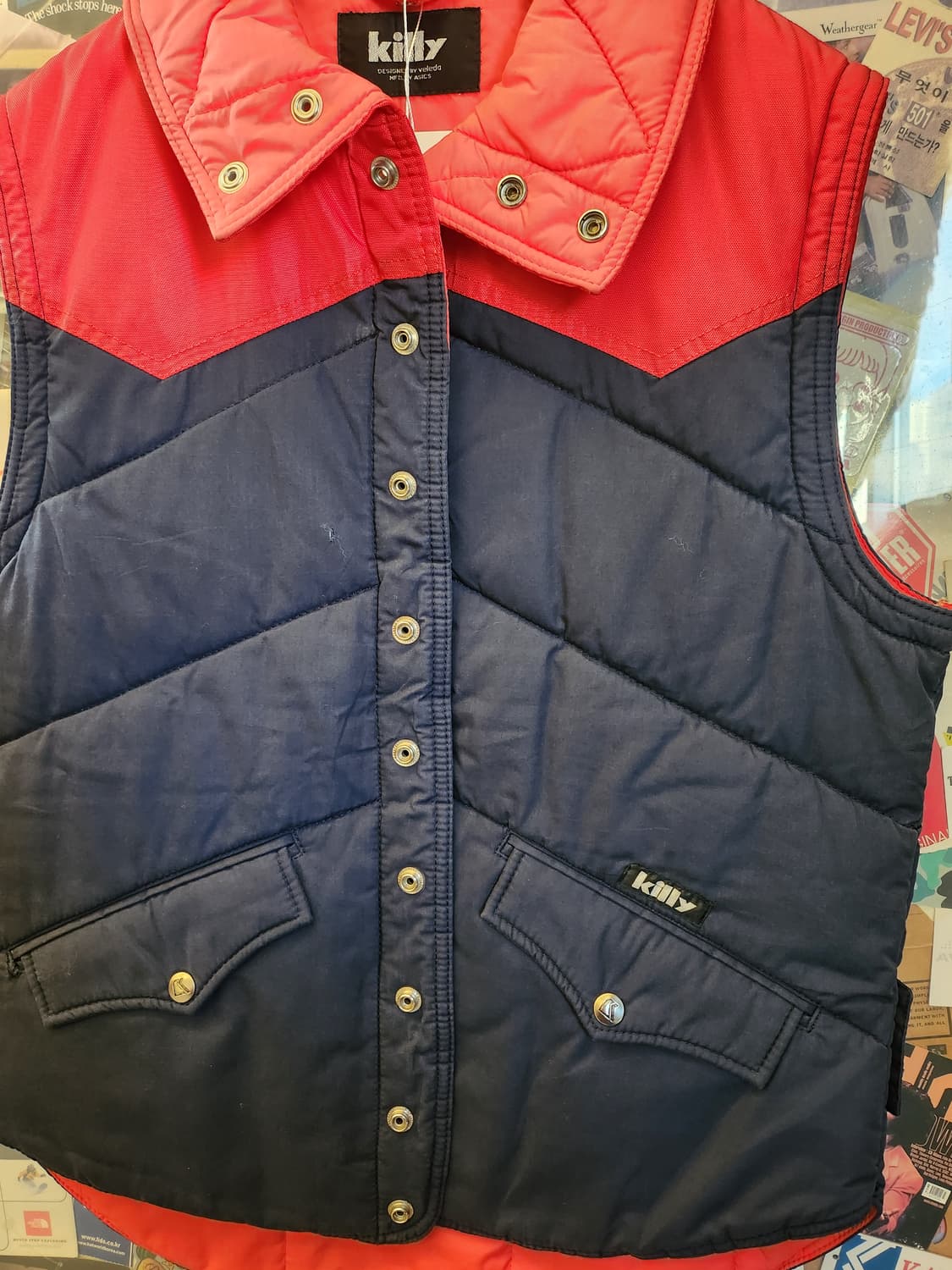 80’s killy Down Ski Puffer Vest 상품이미지4