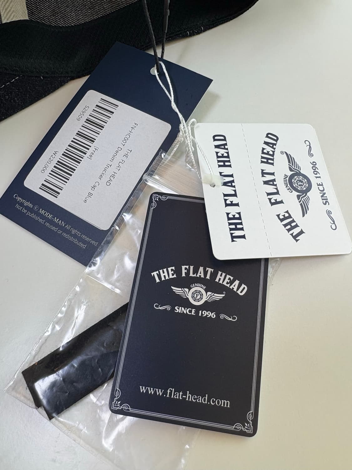 THE FLAT HEAD 플랫헤드 데님 트러커 캡 볼캡 상품이미지6