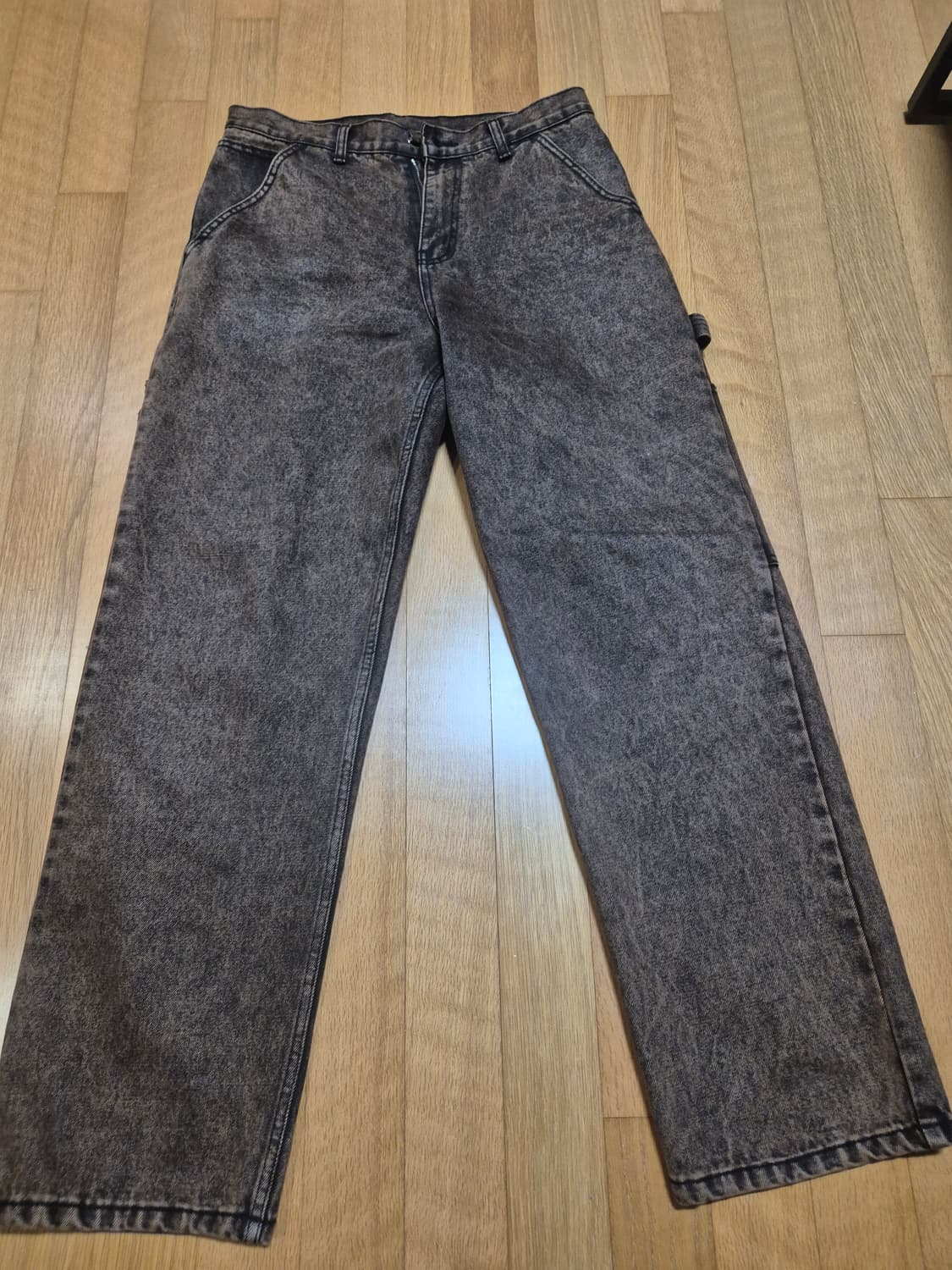 위캔더스 데님 카펜터 워싱 브라운 팬츠 DRAGGY WORK PANTS 상품이미지1