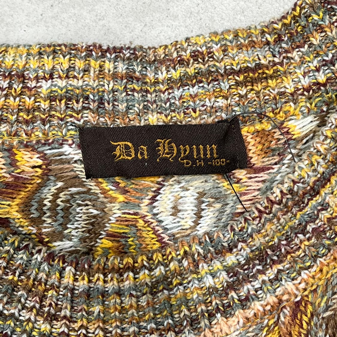 에스닉 케이블 패턴 니트 s08884 상품이미지5