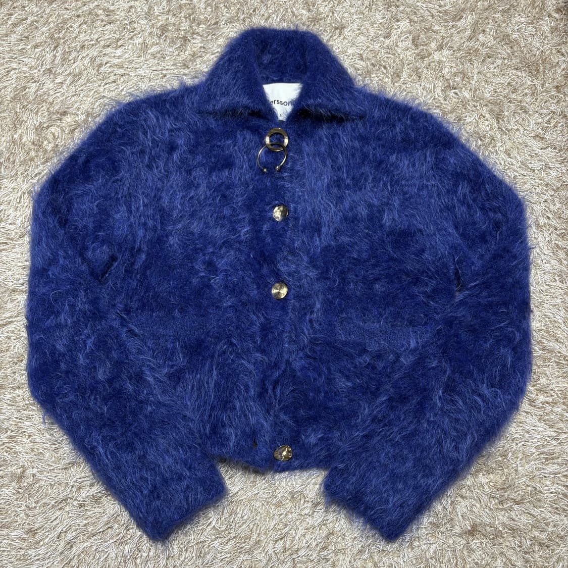 앤더슨벨 헤일리 헤어리 미니 니트 자켓 S 상품이미지6