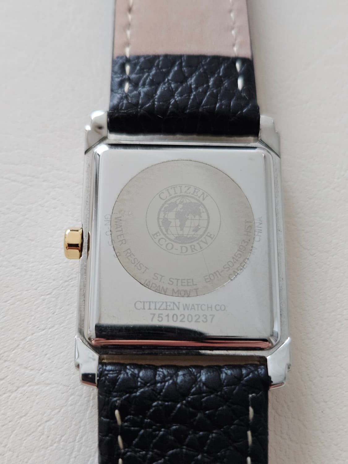 시티즌 에코드라이브 사각 가죽 시계 상품이미지7
