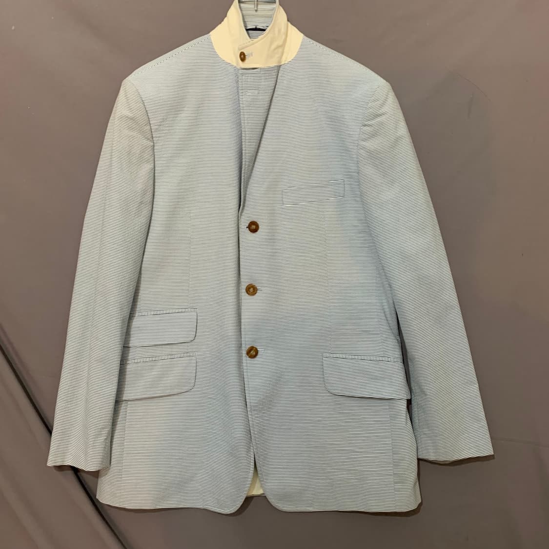 40R 타미힐피거 스트라이프 시어서커 블레이저 자켓 상품이미지2