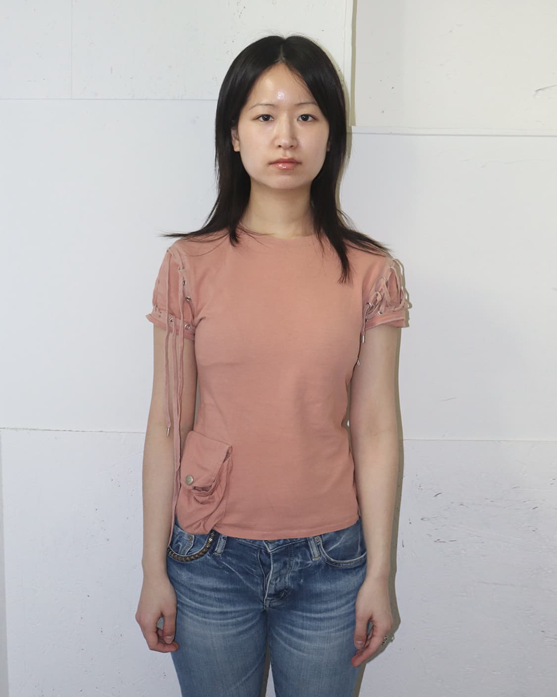 크리스찬 디올 by 존 갈리아노 03SS 슬리브 타이 디테일 티셔츠 상품이미지1