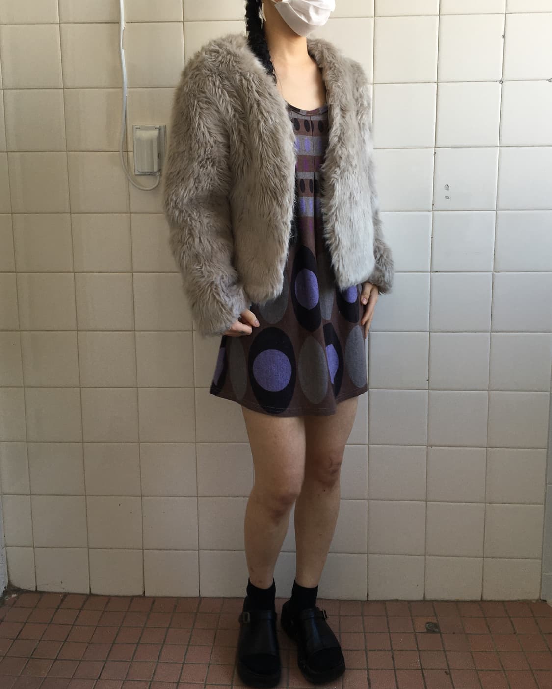 Fake fur open jacket 상품이미지6