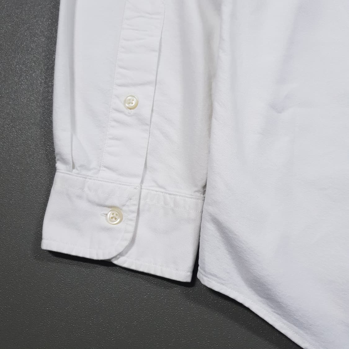 실측 XL) 폴로 랄프로렌 신형 포니 옥스포드 화이트 셔츠 남방 클래식핏 상품이미지9