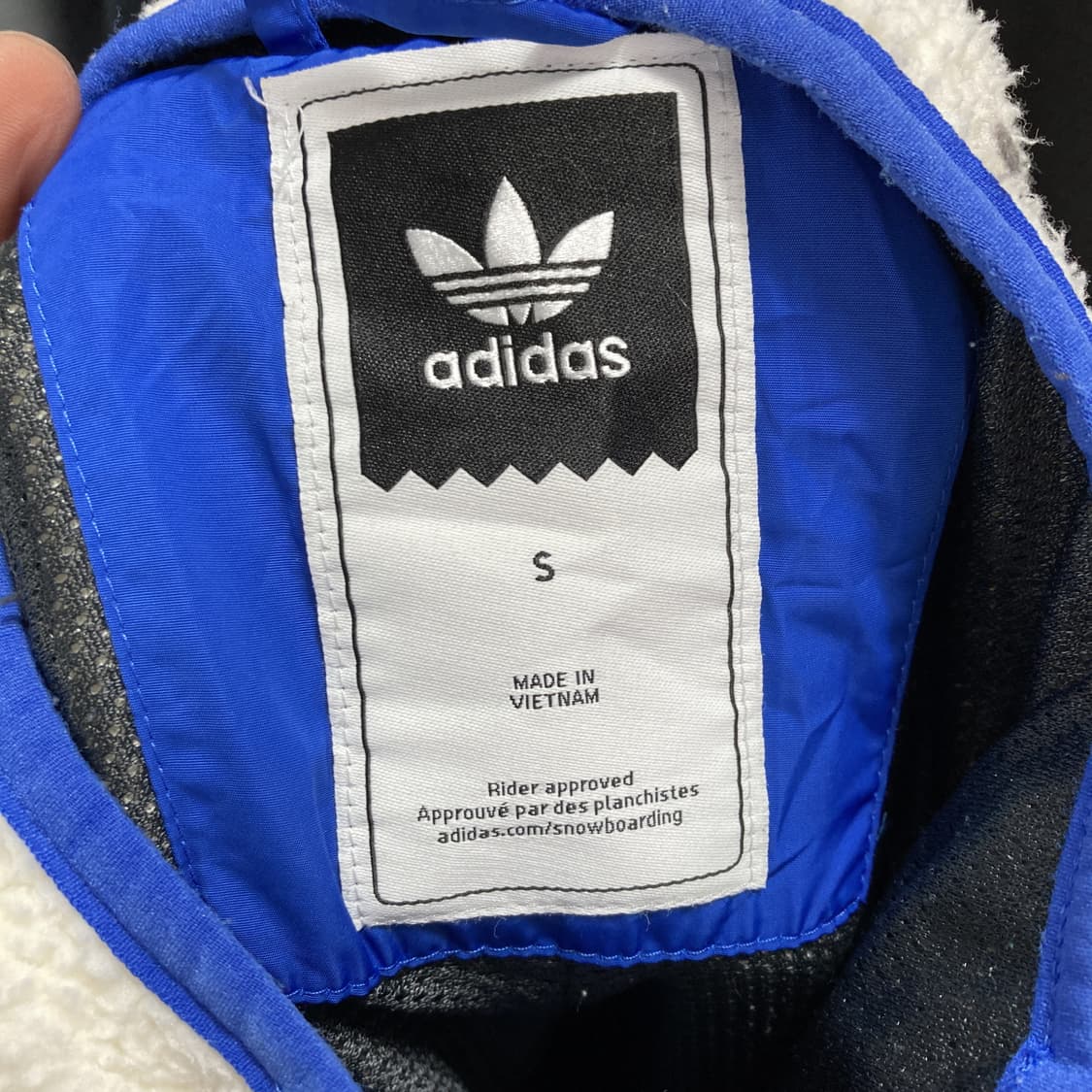 아디다스 셔파 풀 집업 화이트 공용 S 상품이미지4