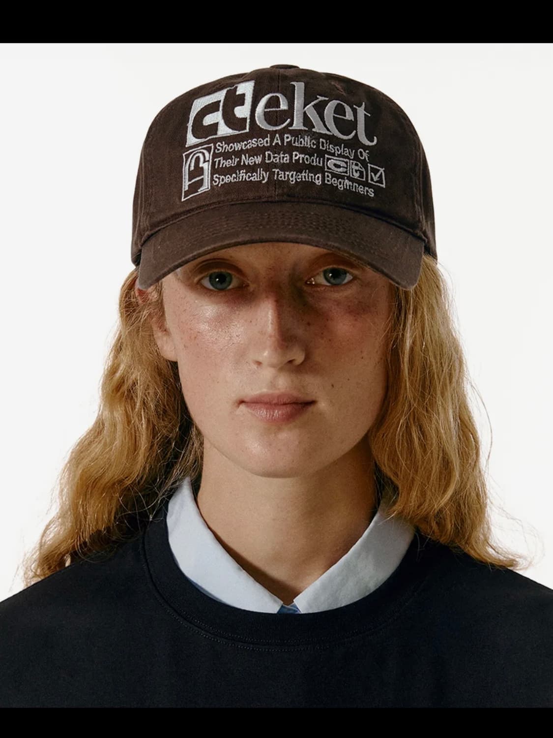 테켓 모자 브라운 상품이미지1