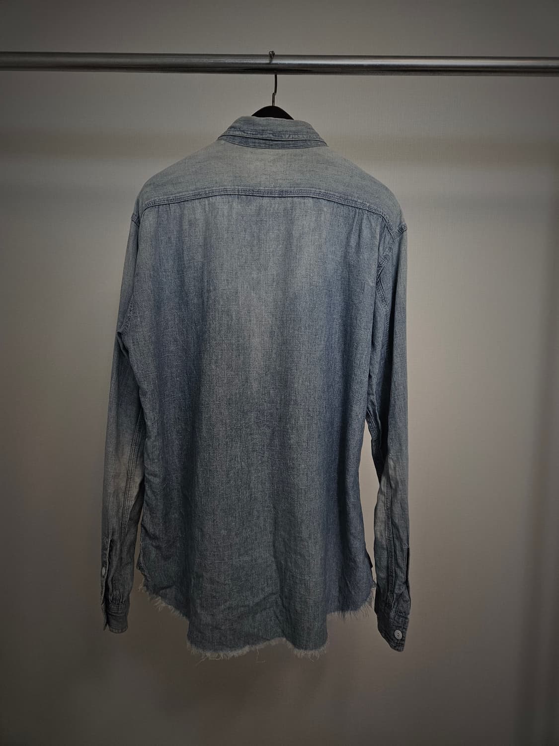 언유즈드 데미지 데님 셔츠 2 상품이미지2