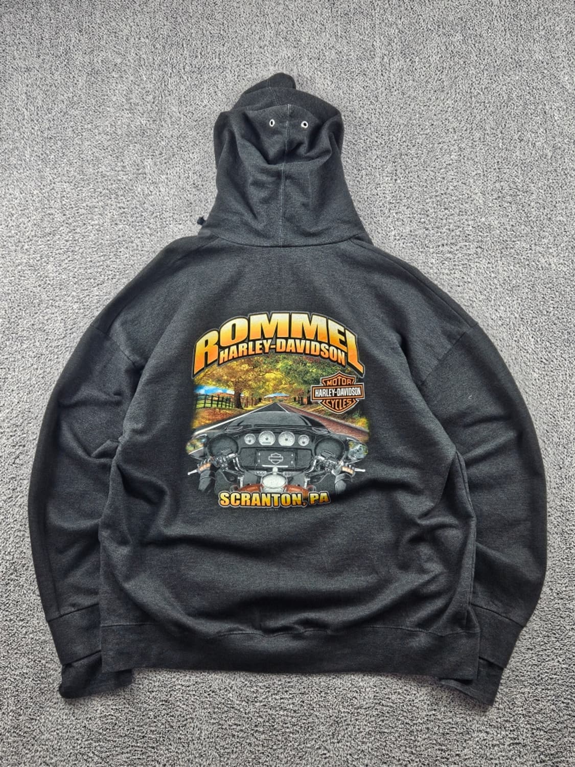 할리데이비슨 스파이더 핸드워머 스웻 후드티셔츠 (2XL) / 9302 상품이미지5