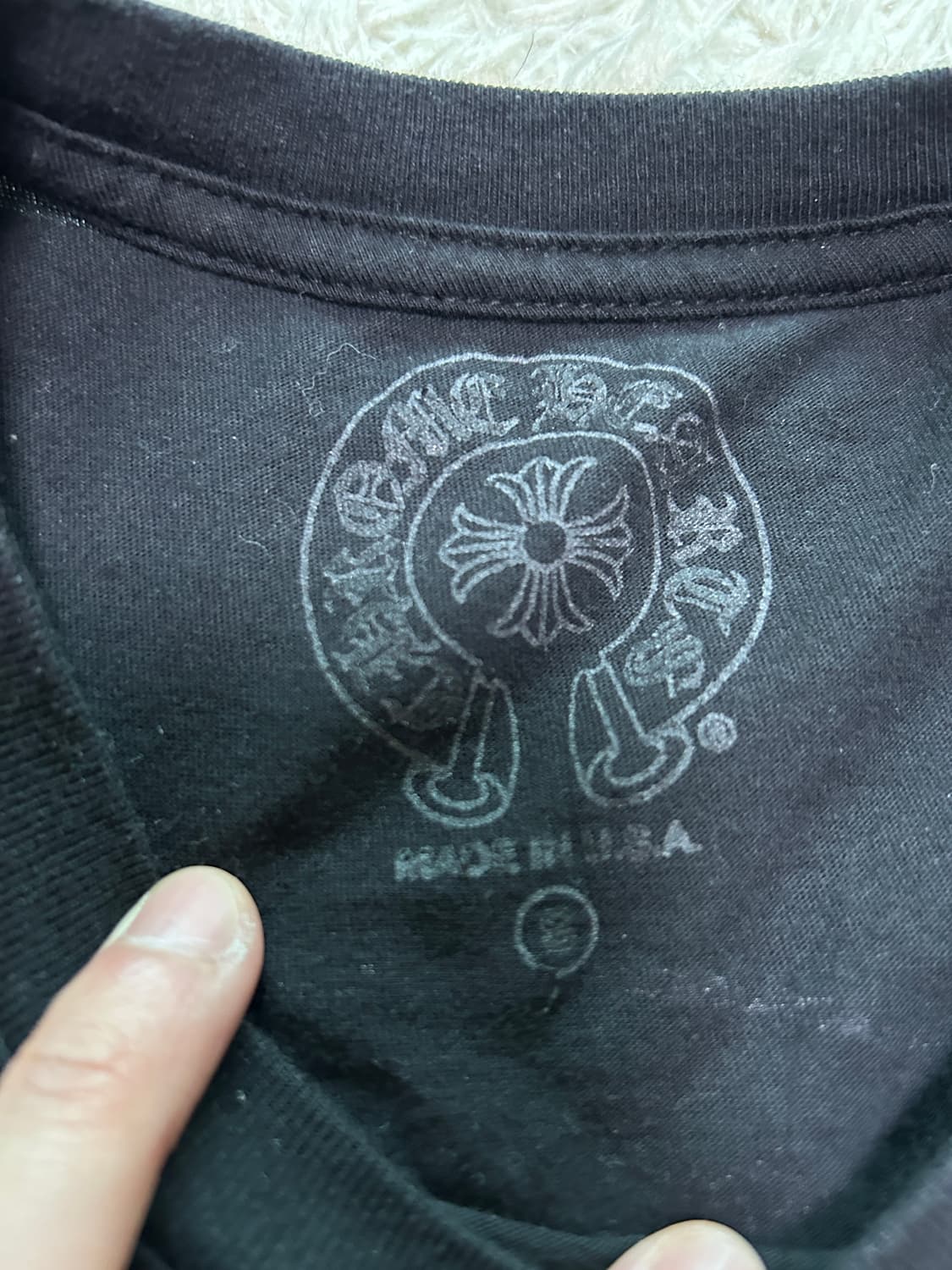 [국문택, S] 크롬하트 홀스슈 반팔 상태SSS 상품이미지6