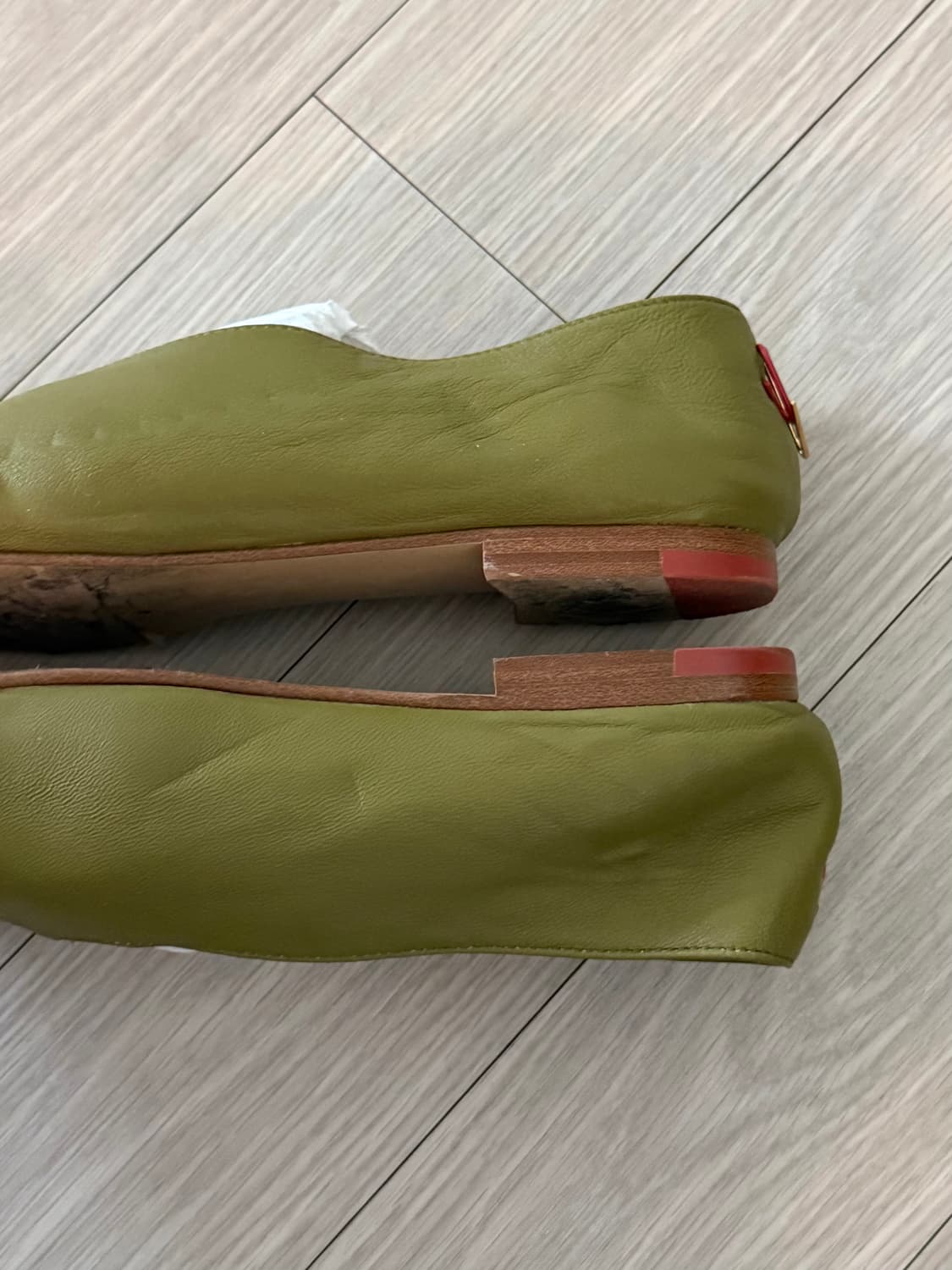 Archivépk 아크이브앱크 플랫 슈즈 올리브 36사이즈 상품이미지4