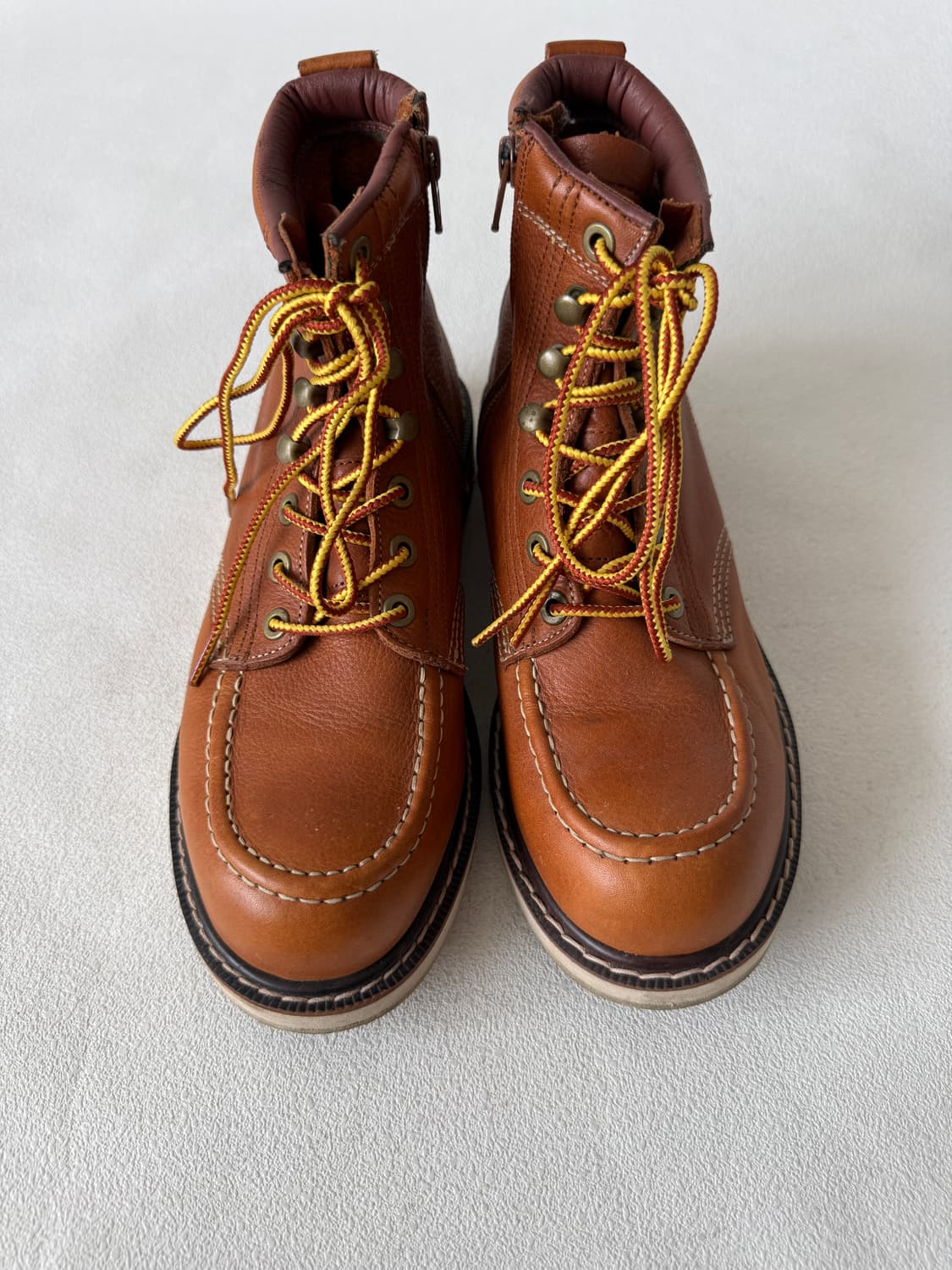 [250]Pre owned 비브람솔 레더 부츠 상품이미지5