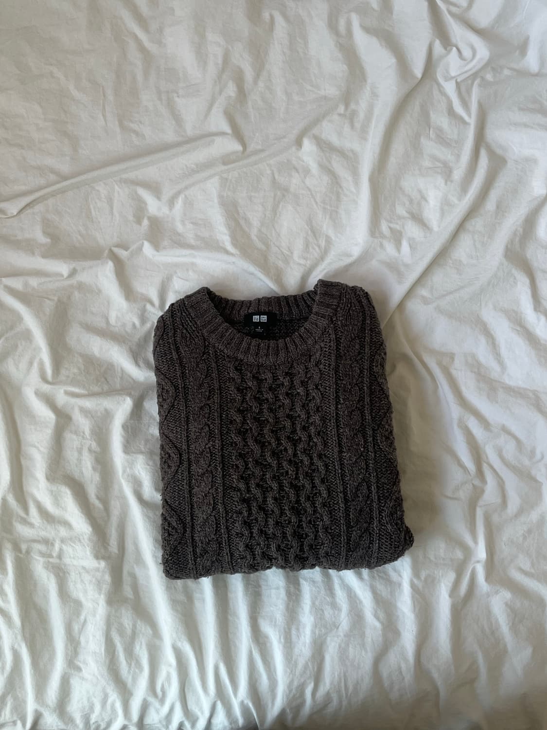uniqlo brown knit 상품이미지2