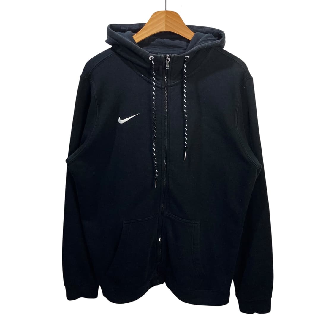 나이키 스우시 블랙 후드집업 상품이미지2