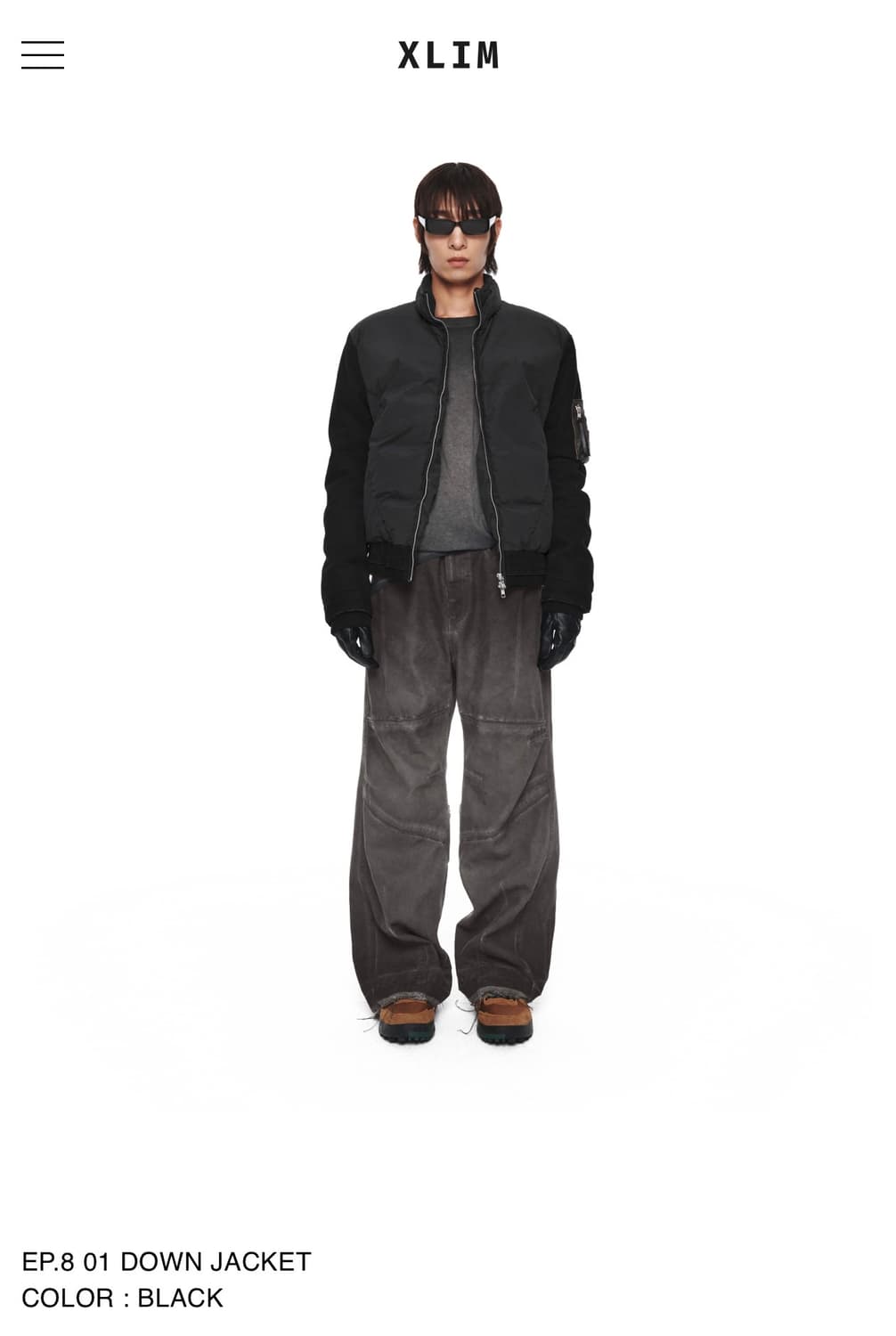 엑슬림 ep8 01 다운 자켓 XL->L 상품이미지1