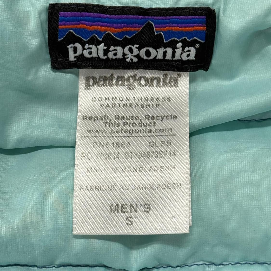 파타고니아 경량패딩 블루 상품이미지4