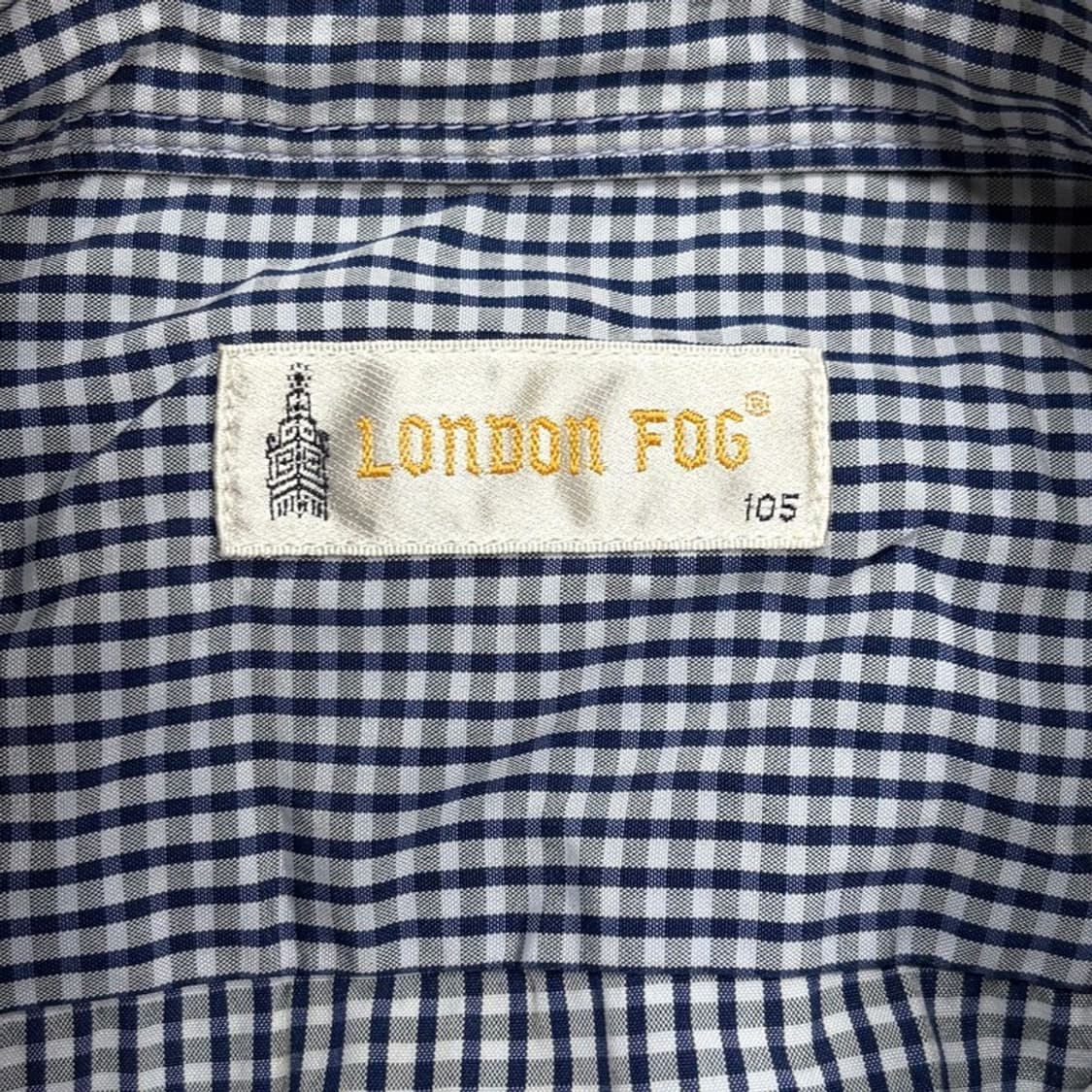 런던포그 잔체크 반팔셔츠 v1912 상품이미지5