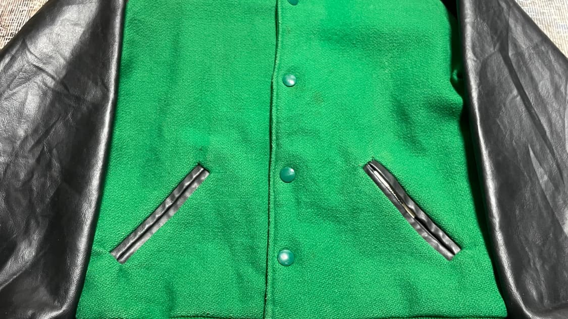 USA 80s~90s 미국빈티지 Awards 울 가죽 스타디움 바시티자켓 상품이미지6