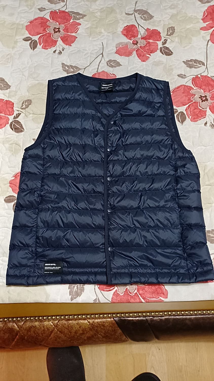 그루브라임 구스경량조끼 L 가슴53 기장67 상품이미지1