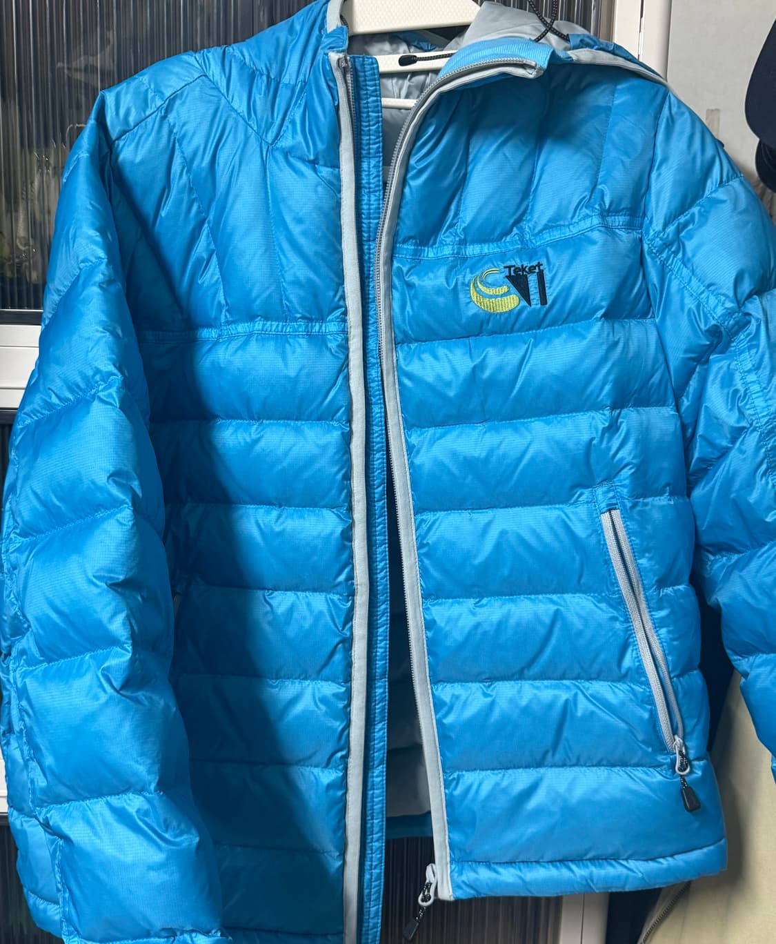 테켓 패딩 CT Lightweight Down Jacket Blue 상품이미지2