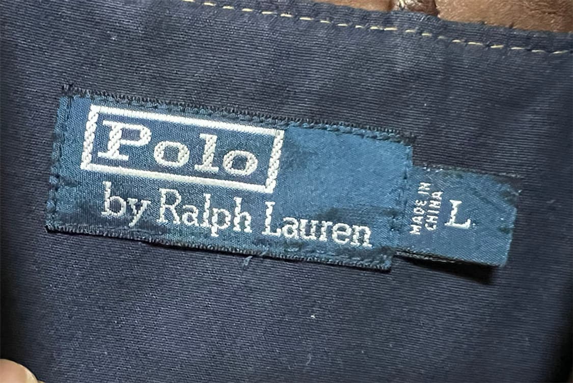 POLO 폴로 남자 가죽자켓 멀티포켓 바이커 캐주얼 브라운 M 95  상품이미지3