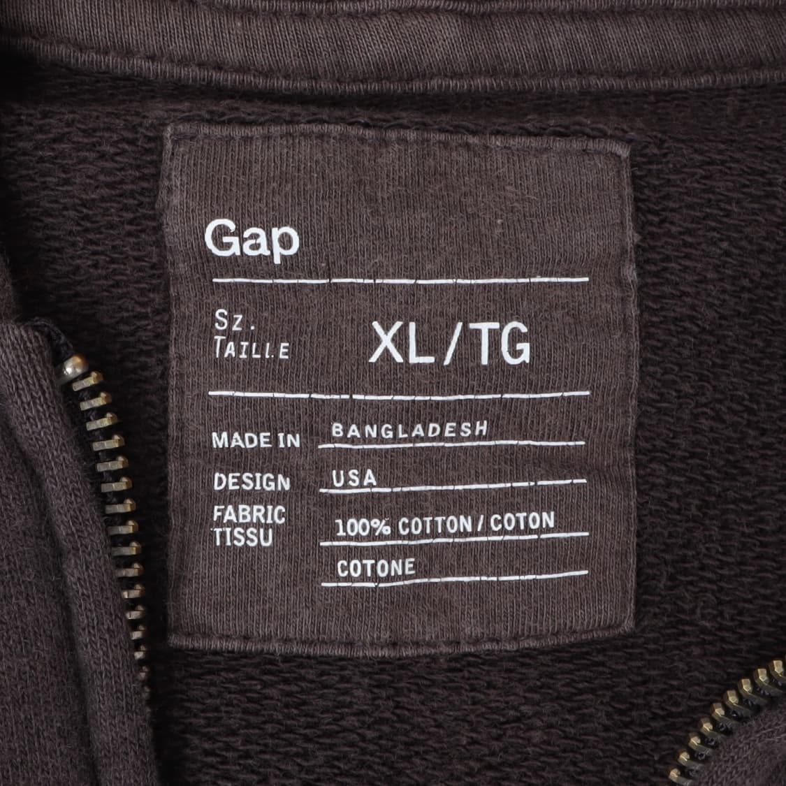 갭 브라운 아플리케 후드집업 상품이미지8