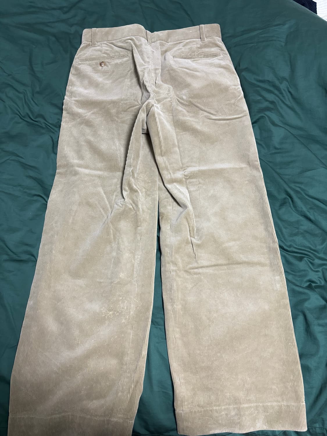 토마스모어 코듀로이 와이드 팬츠 베이지 상품이미지1