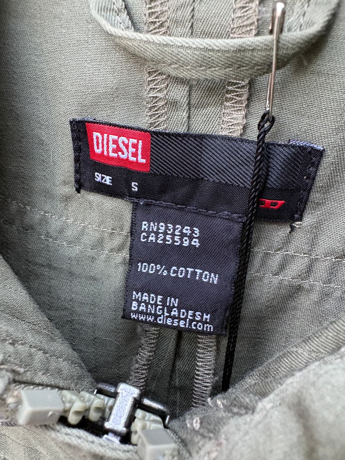 디젤 야상 밀리터리 집업 자켓 상품이미지7