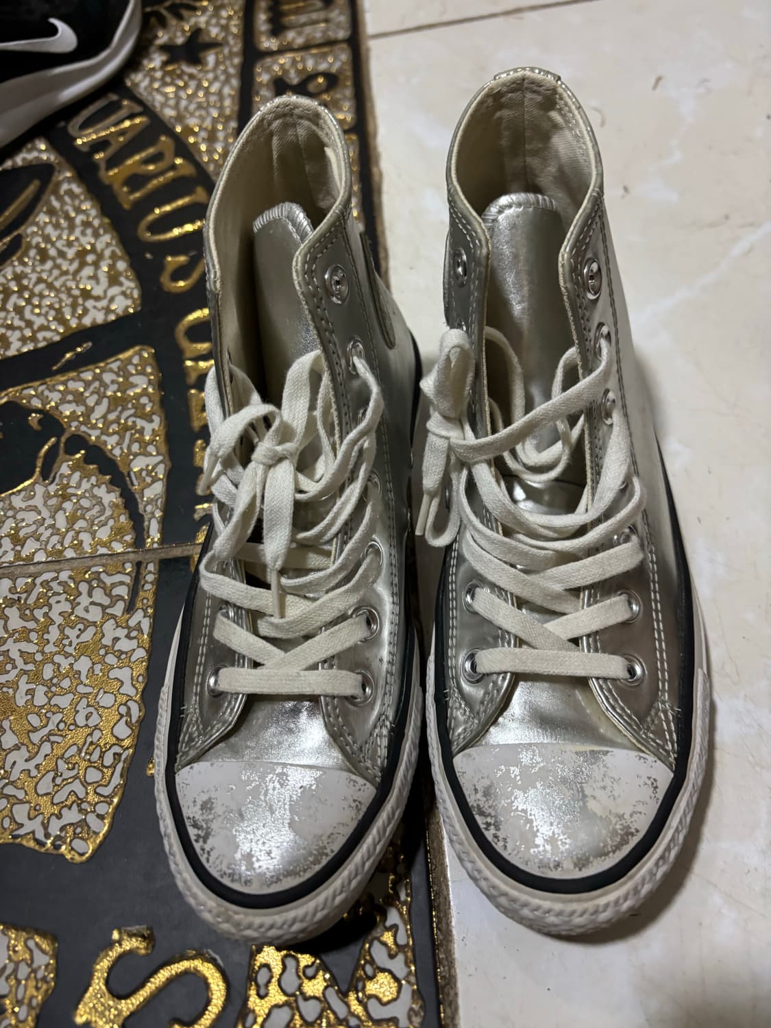 컨버스 하이 실버 상품이미지1