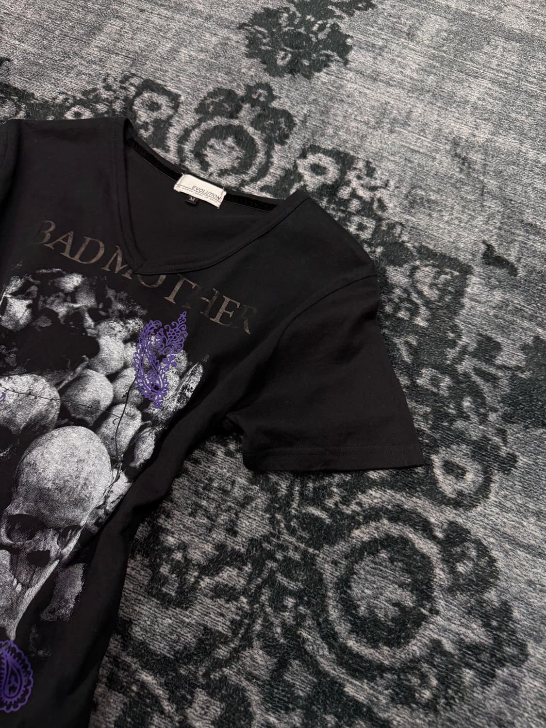 Evolution 00s skull printing t shirts  상품이미지3