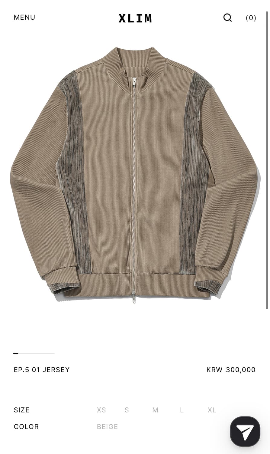 xlim ep.5 jersey beige 상품이미지1