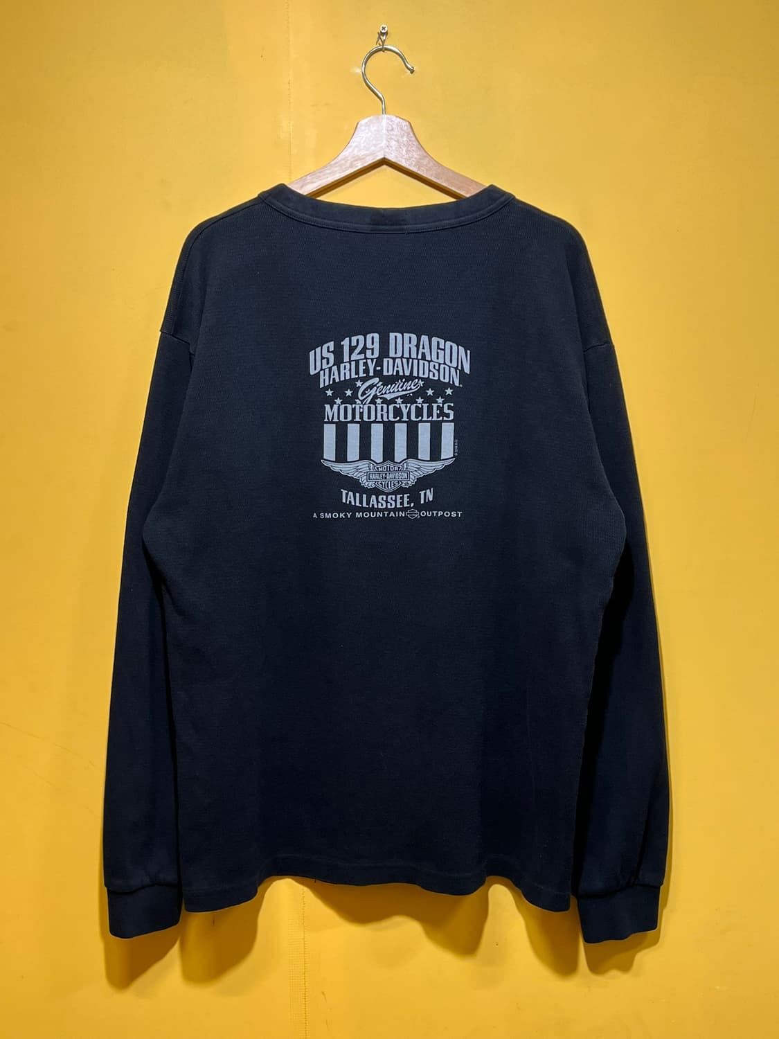 [XL] 할리데이비슨 USA 빈티지 써멀 와플 맨투맨 스웻셔츠 상품이미지10