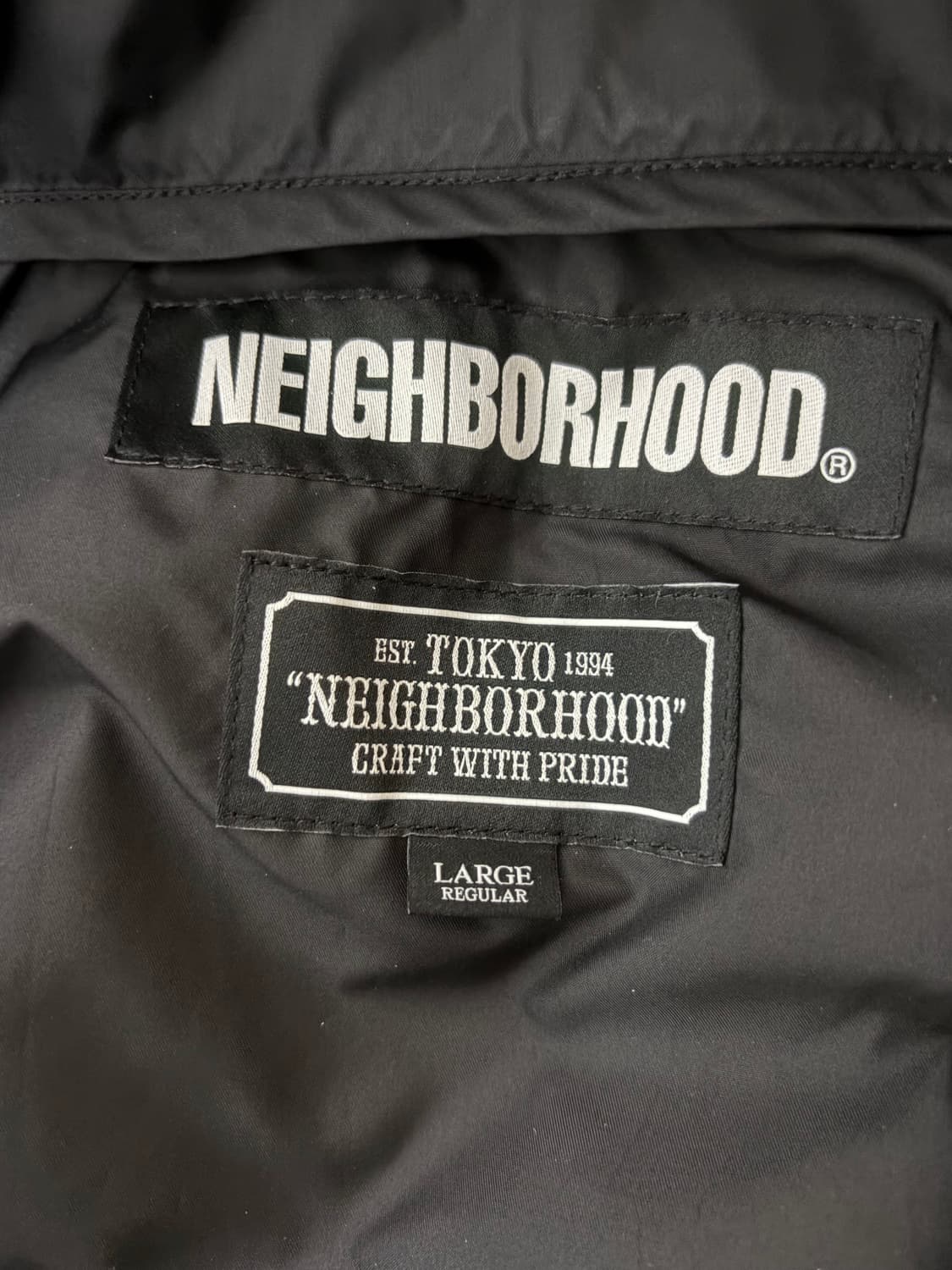 네이버후드 안티소셜클럽 콜라보 바람막이 L 상품이미지3