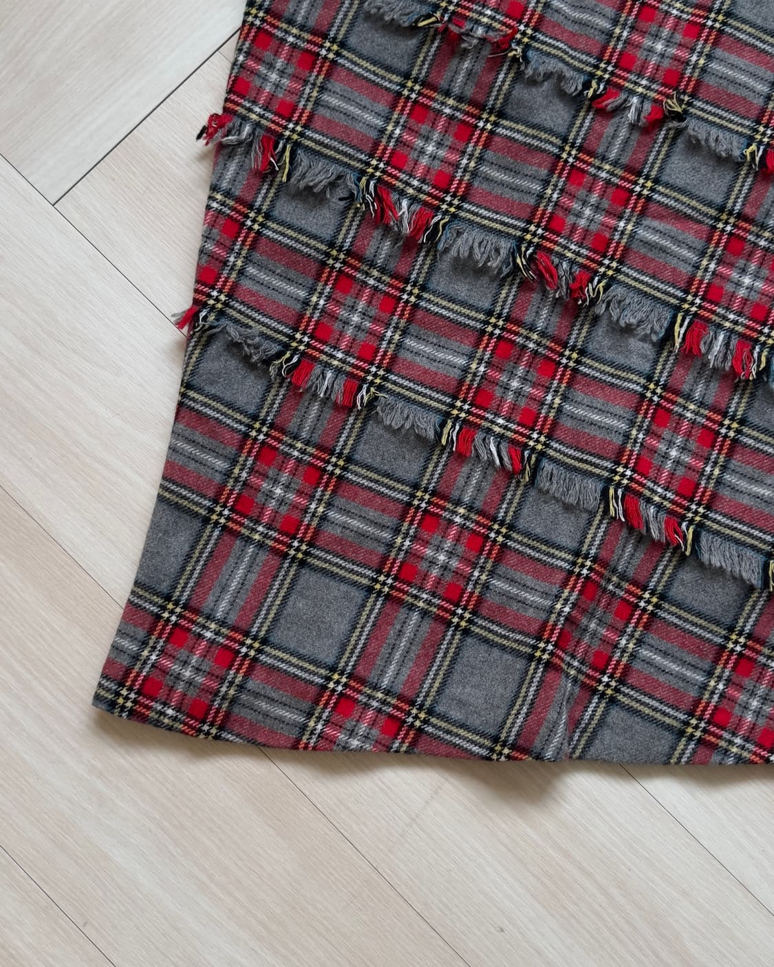[HARTFORD] Wool 90% Check Skirt 상품이미지2