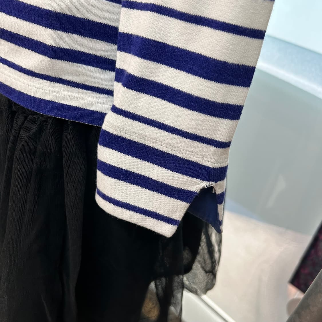 Burberry Blue Stripe T-Shirts 상품이미지5