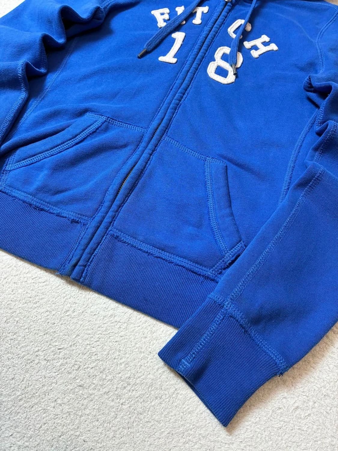 아베크롬비 00's Y2K 자수 로고 후드 집업 PN7410 상품이미지4