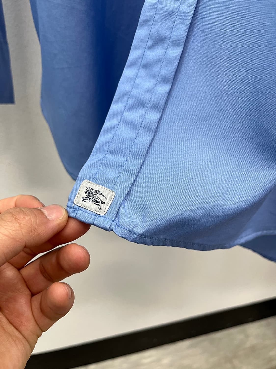 110) 버버리 런던 스카이블루 셔츠  상품이미지7