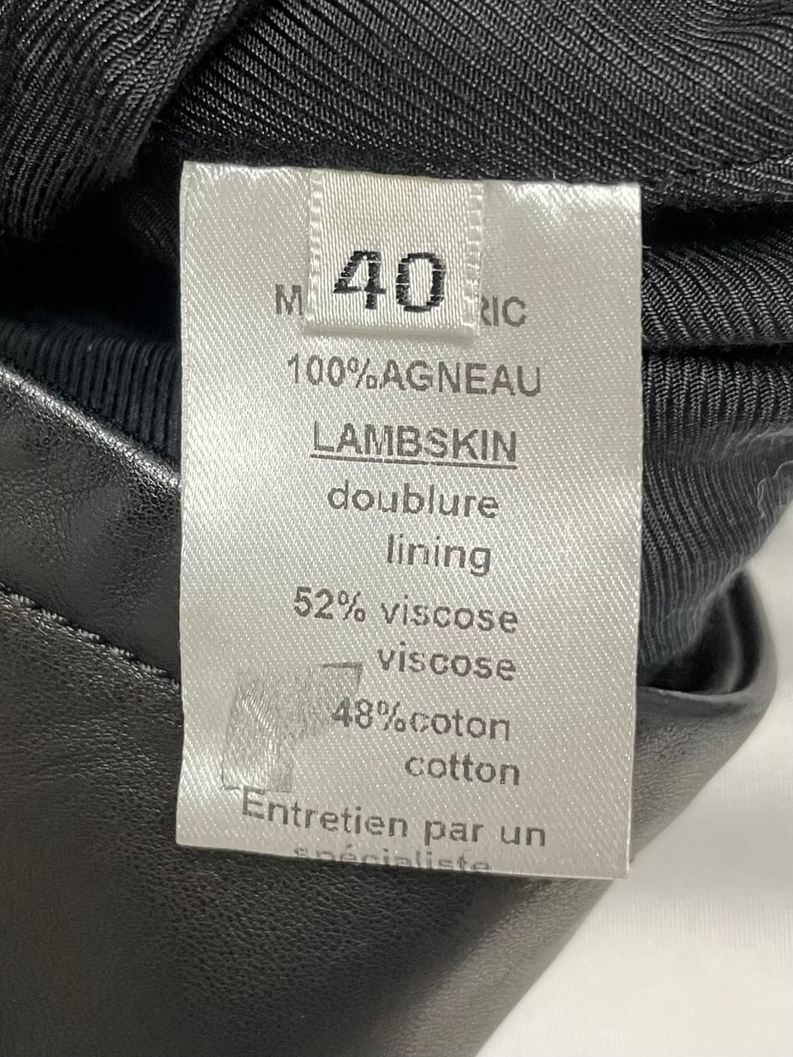 발망 11ss 데카르넹 램스킨 레더자켓 상품이미지7