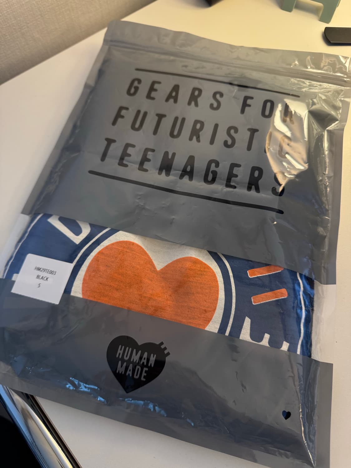 [S]휴먼메이드 그래픽 반팔 티셔츠 블랙 상품이미지1