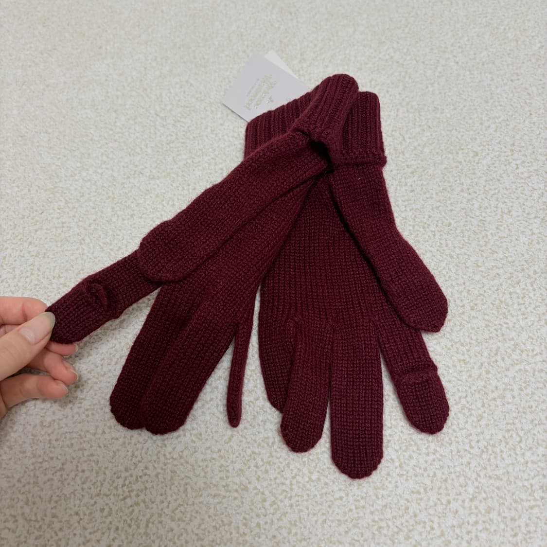 비비안웨스트우드 알파카 아웃 핑거 장갑 상품이미지4