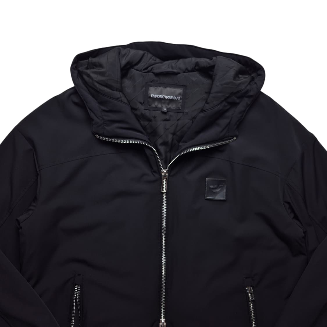 [48] 엠포리오 아르마니 로고패치 후드자켓 상품이미지3