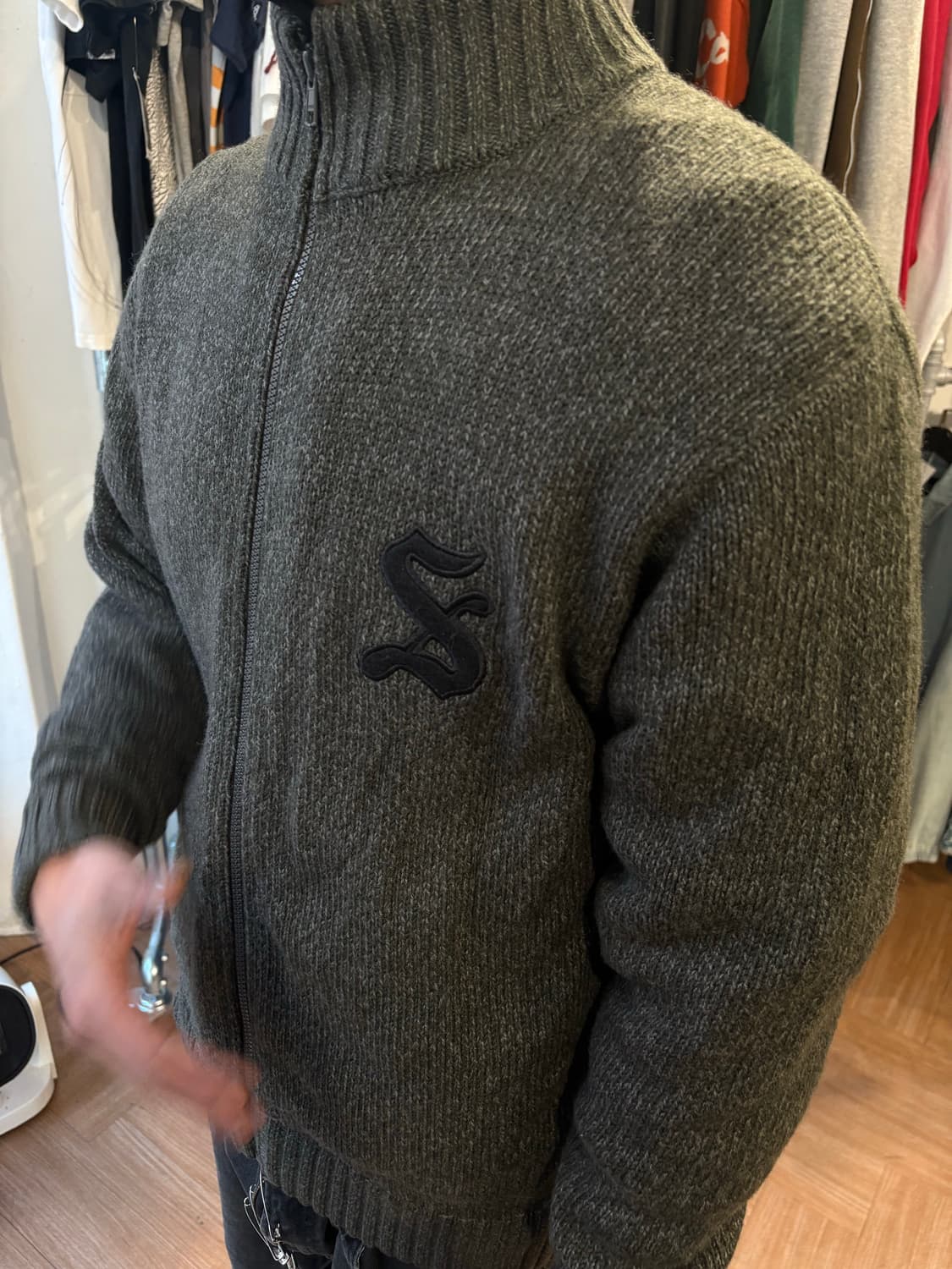 90s Stussy 드라이버 니트 상품이미지2