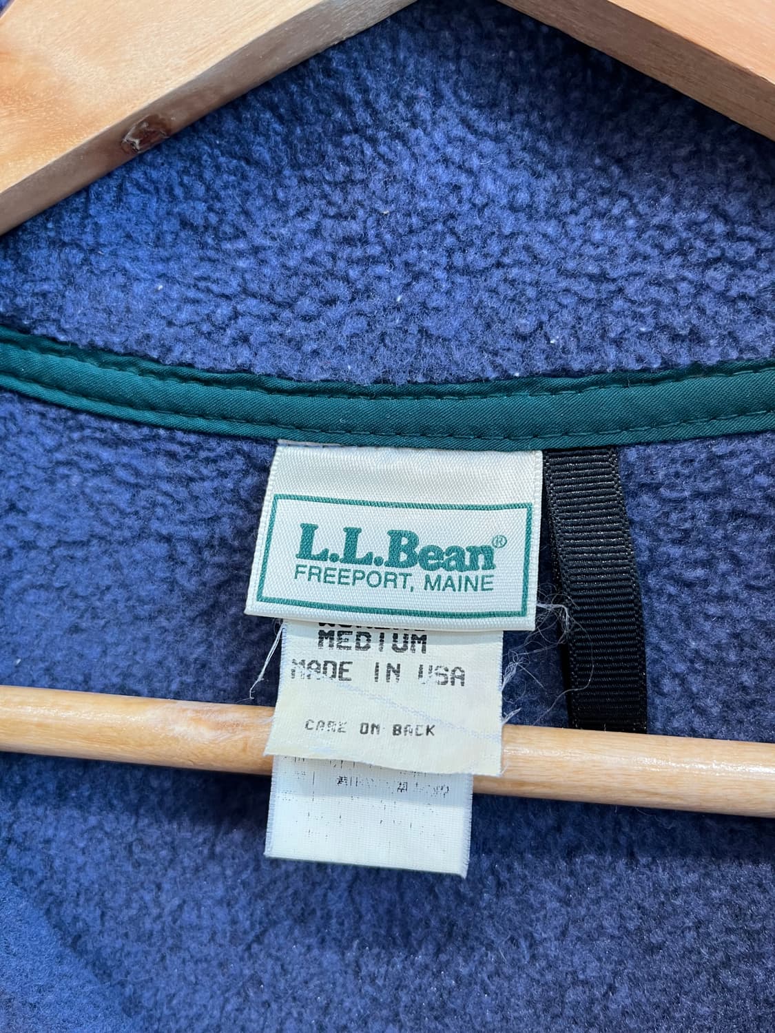 90s 엘엘빈 스냅 풀오버 플리스 Made in USA 상품이미지4