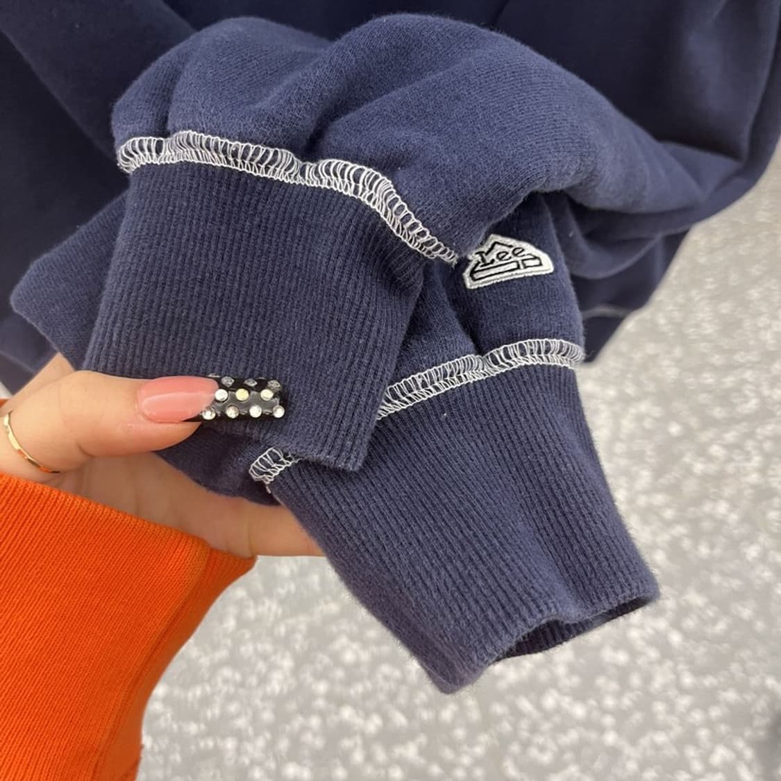 LEE 리 빈티지 스티치 컨트리 캔자스 타이포 후드티 L C10514 상품이미지7