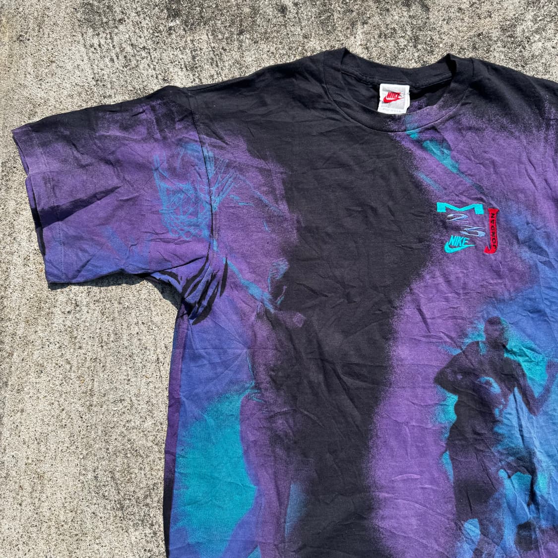 [M] 90s Nike 나이키 마이클조던 올오버 프린팅 티셔츠 상품이미지3